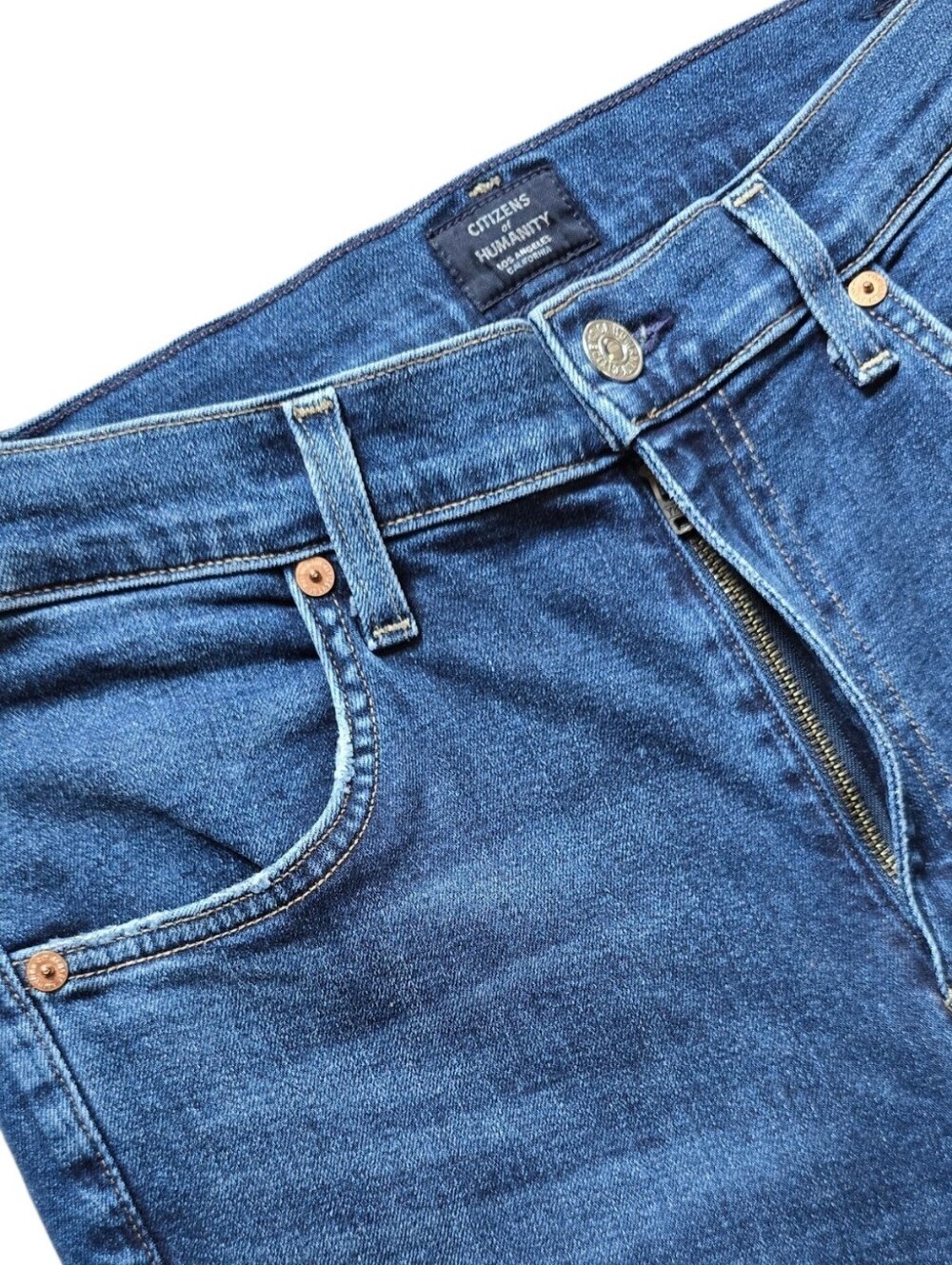 Citizens of Humanity Jeans Size 30 Blue Chloe Mid Rise Super Flare - Picture 8 of 16